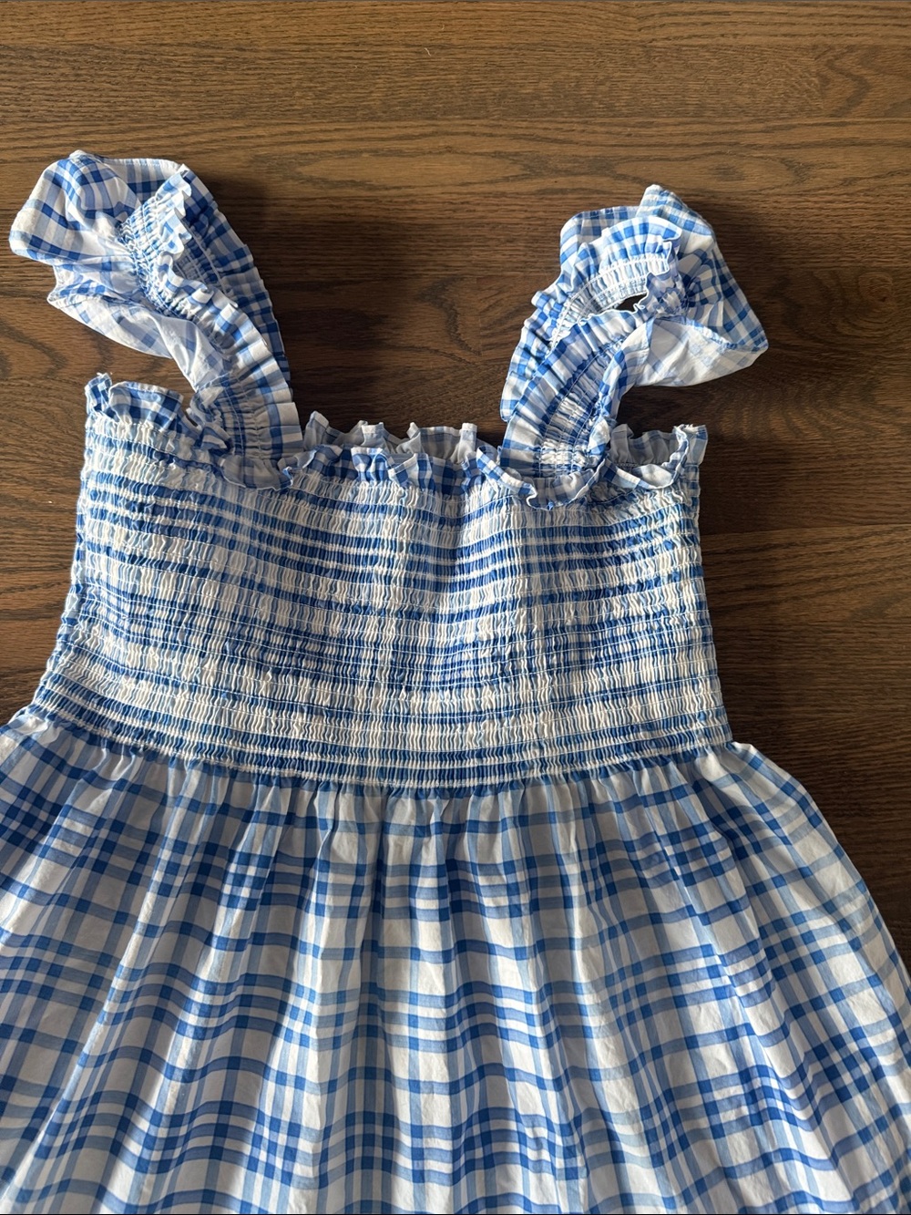 Hill House Blue & White Plaid Ellie Nap Dress - Picture 2 of 3